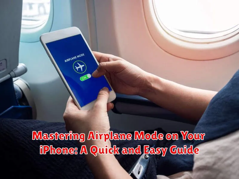Mastering Airplane Mode on Your iPhone: A Quick and Easy Guide